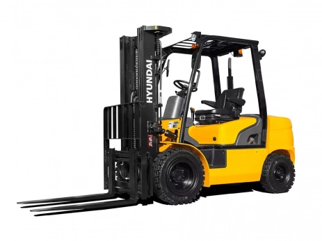 Газ-бензиновый вилочный погрузчик 2,5 тонны Hyundai 25LE-7 (фото)