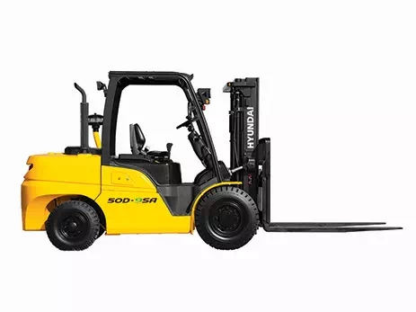 Дизельный вилочный погрузчик 4,5 тонны Hyundai 45D-9S (фото)